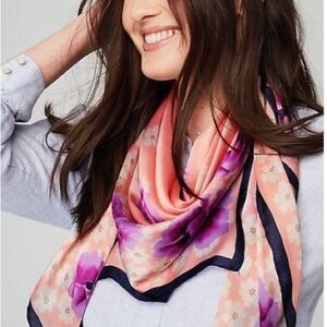 J.Jill Floral Square Scarf